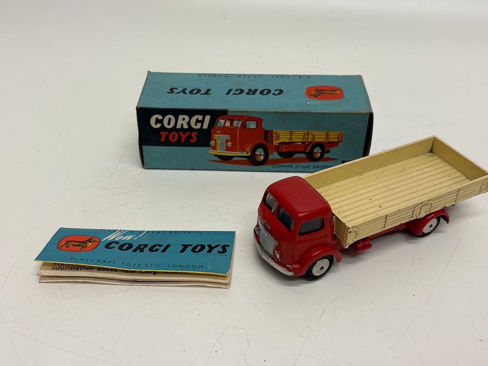 Lot 199: Corgi Toys 452 Commer 5 Ton Dropside Lorry with Original Box and Leaflet