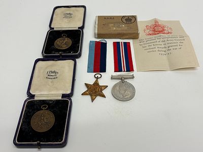 A Group of British Army Service and Regimental Sports Medals to the 5th Fusiliers. A collection 