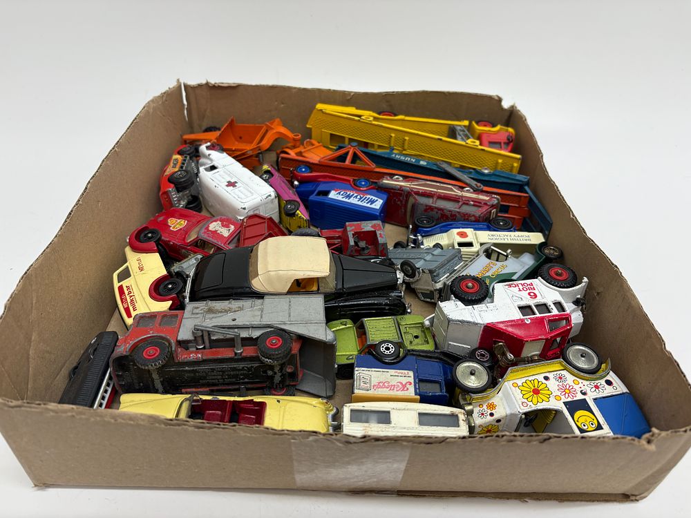 Lot 536: A Collection of Vintage Die-cast Vehicles by Husky, Corgi Juniors and Matchbox