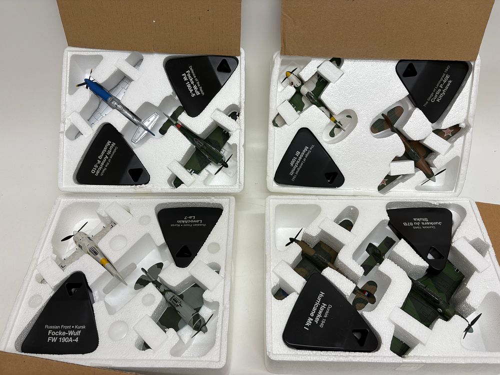 Lot 555: A Collection of Atlas Editions Fighter Aces Die-cast Model Aircraft