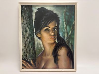 J. H. Lynch Tina Iconic Mid-Century Framed Print. J. H. Lynch (British, 1911-1989), Tina. A 