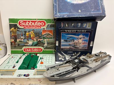 A Group of Three Vintage and Collectible Model and Game Sets Including Subbuteo and Corgi. A 