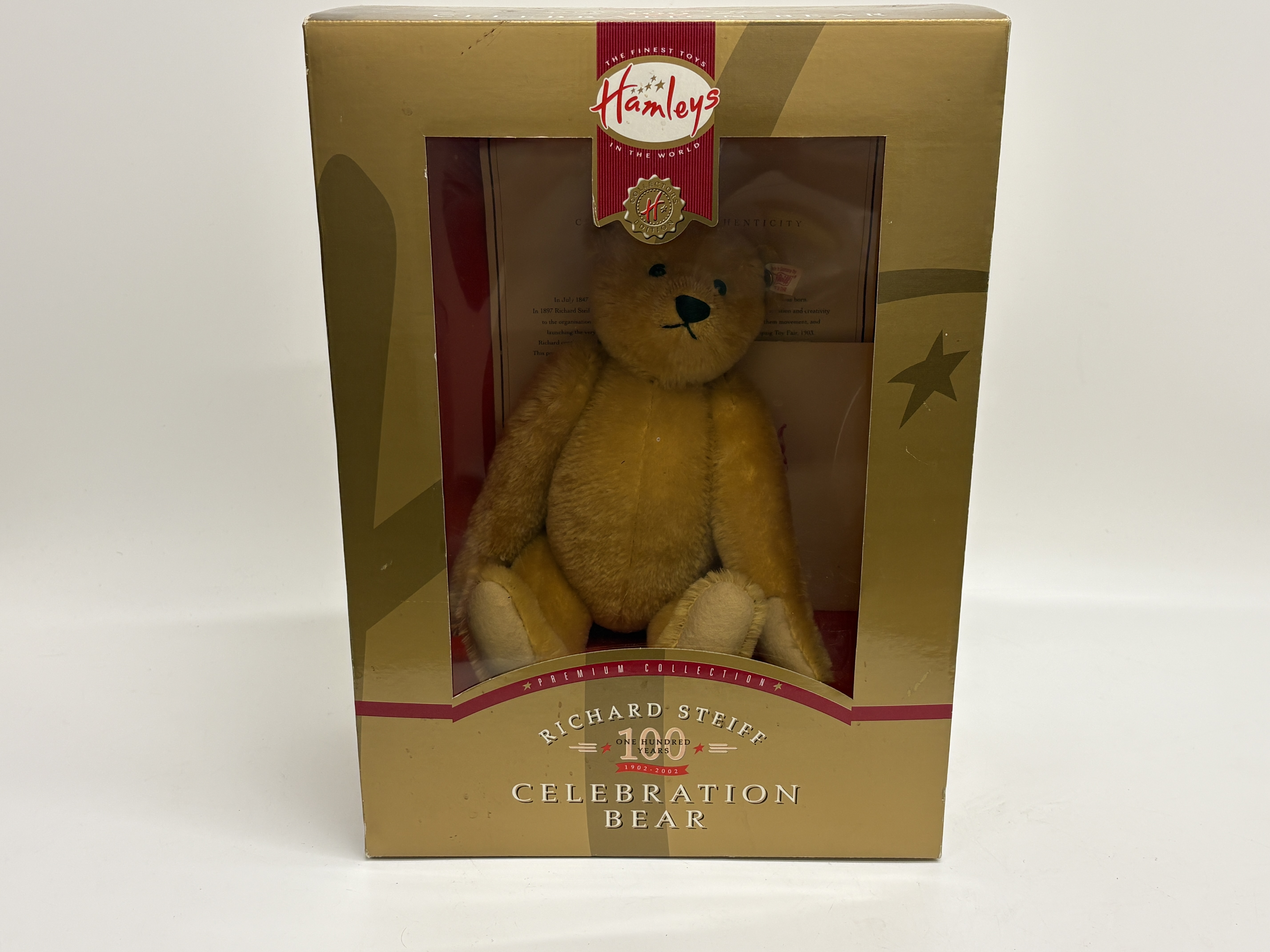 A Steiff Hamleys Richard Steiff One Hundred Years Celebration Bear