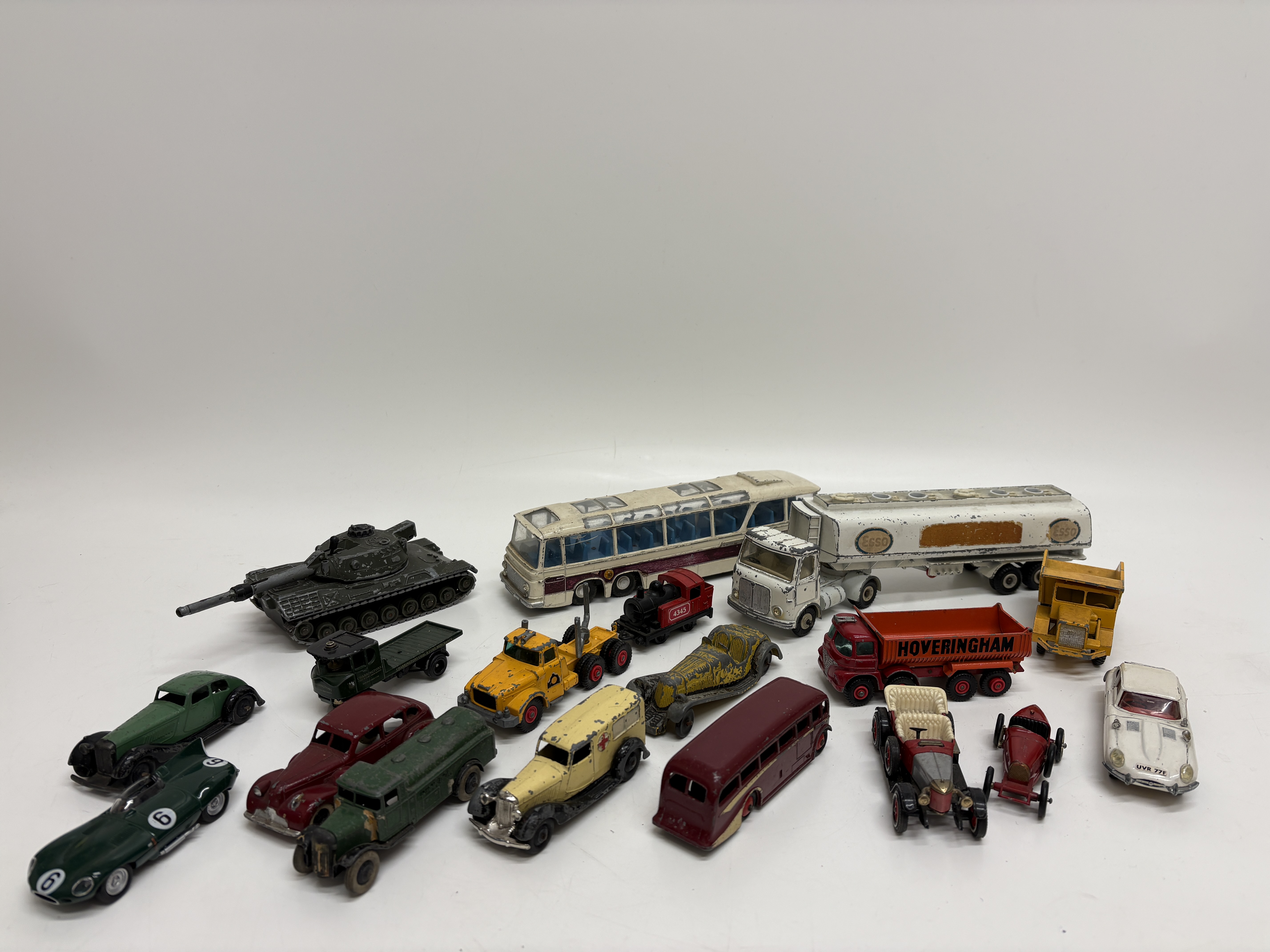A Collection of Vintage Die-cast Model Vehicles including Dinky Toys