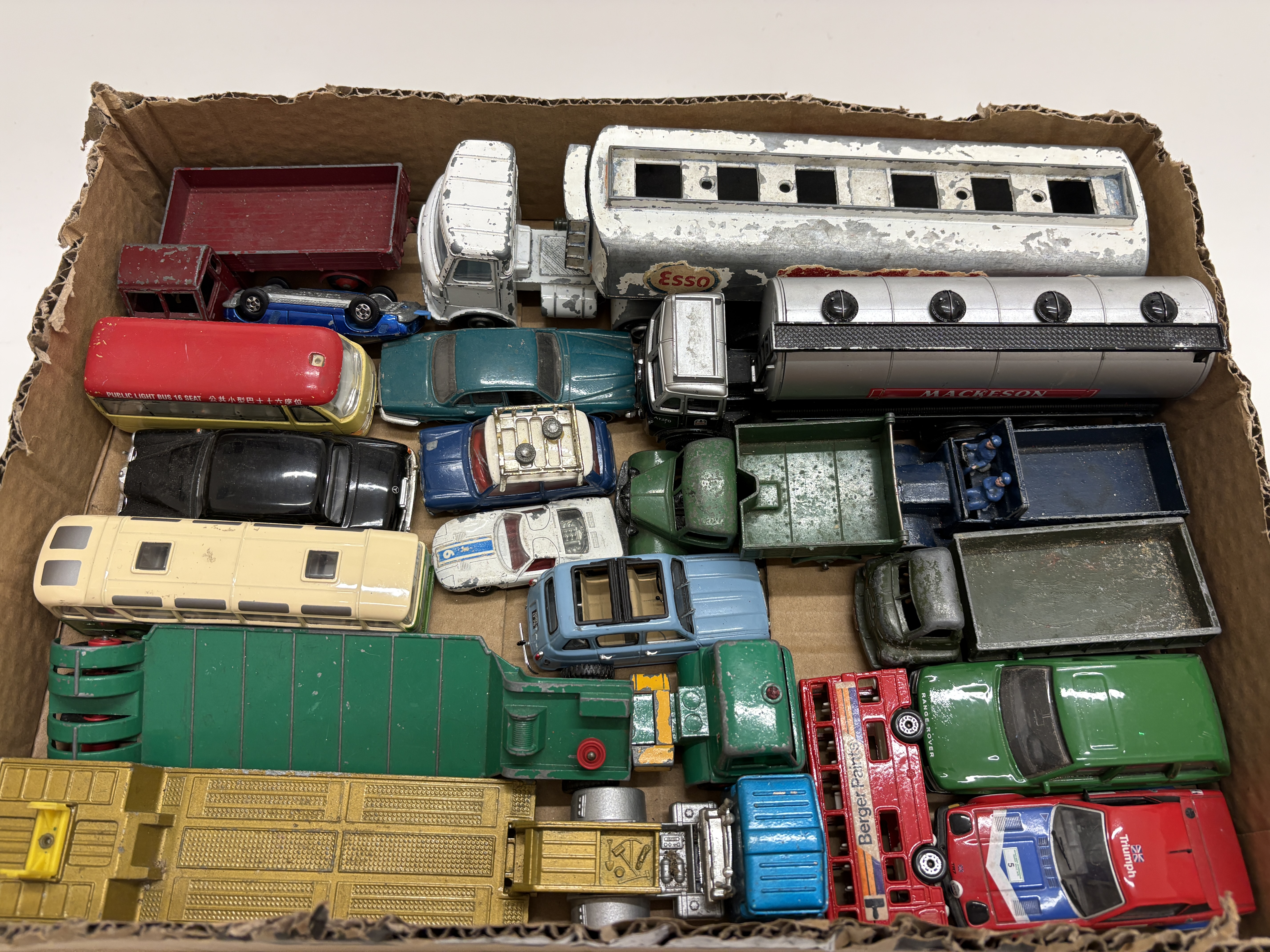 A Collection of Vintage Die-cast Toy Vehicles by Dinky, Corgi, and Others