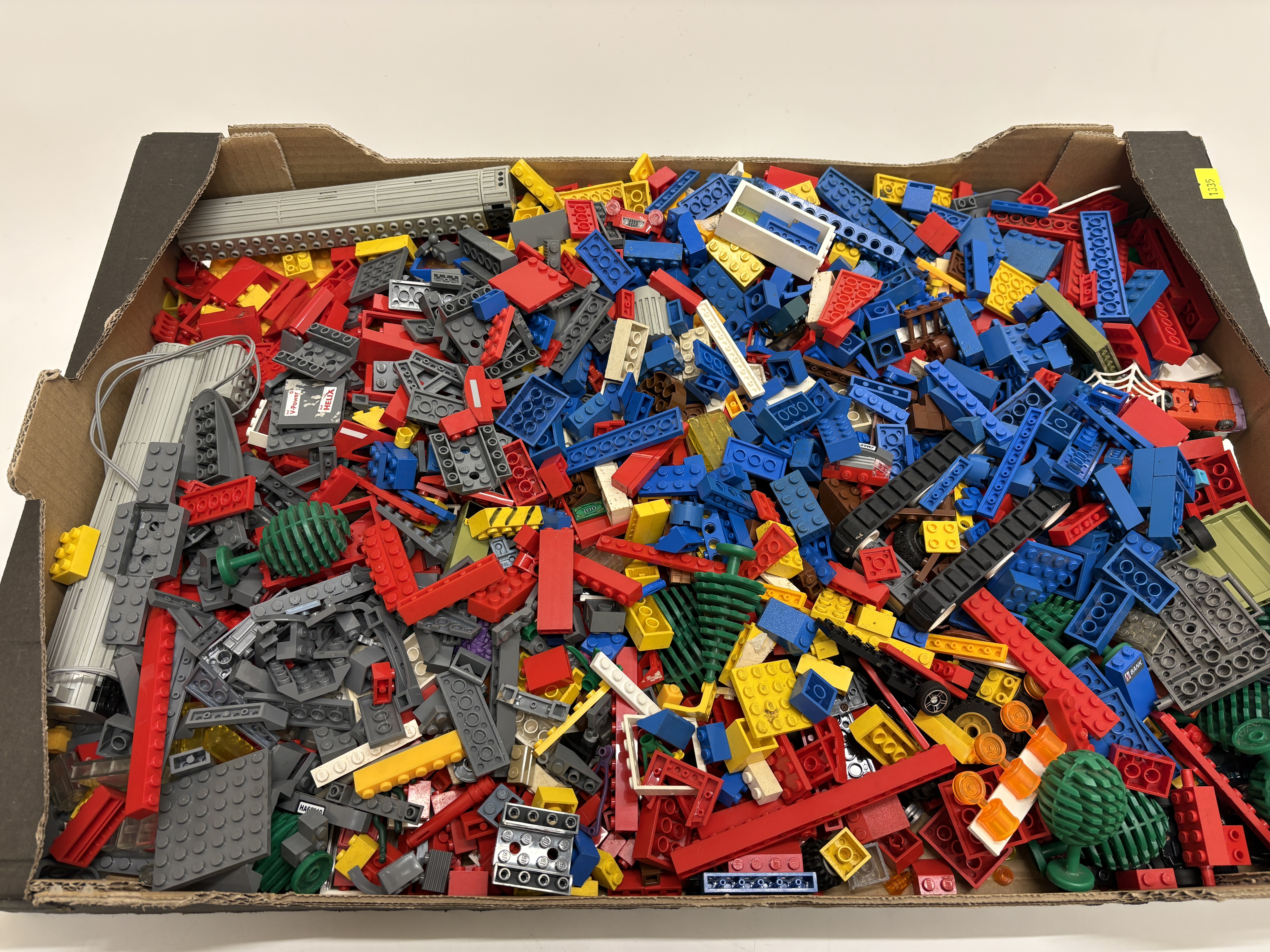 A Collection of LEGO Plastic Building Bricks and Specialised Components