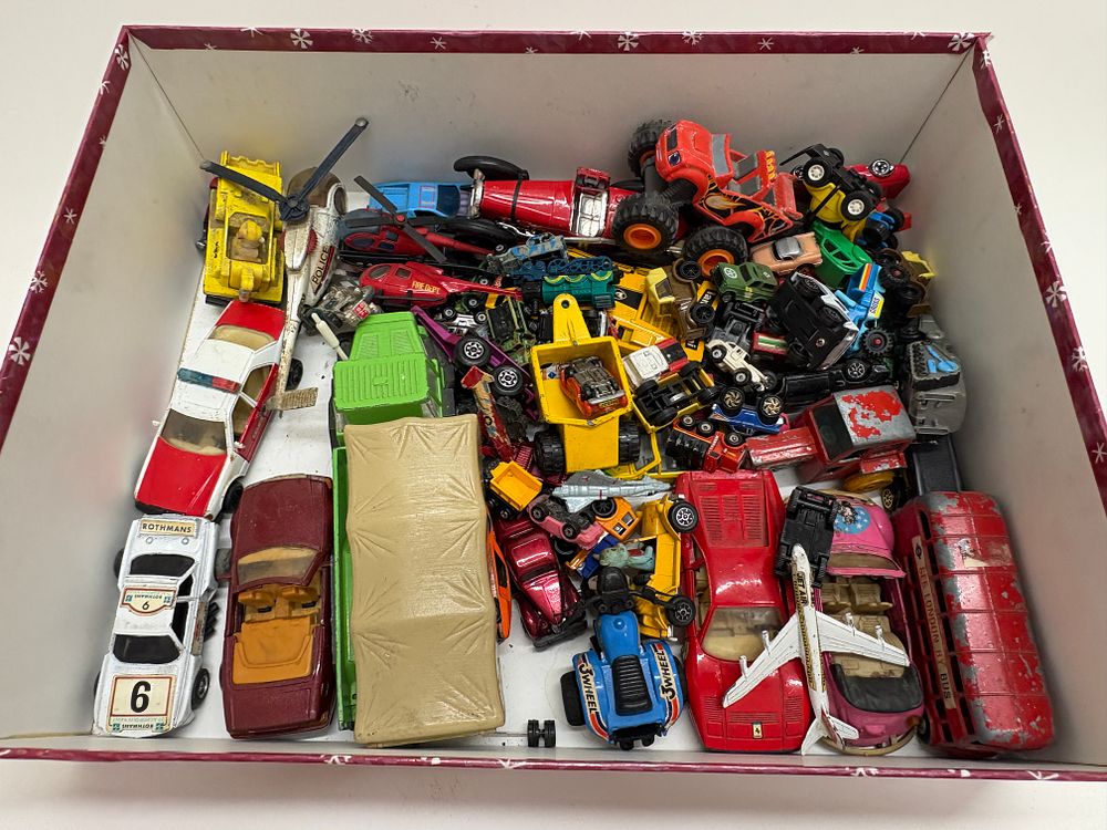 Lot 469: A Collection of Vintage and Modern Toy Vehicles
