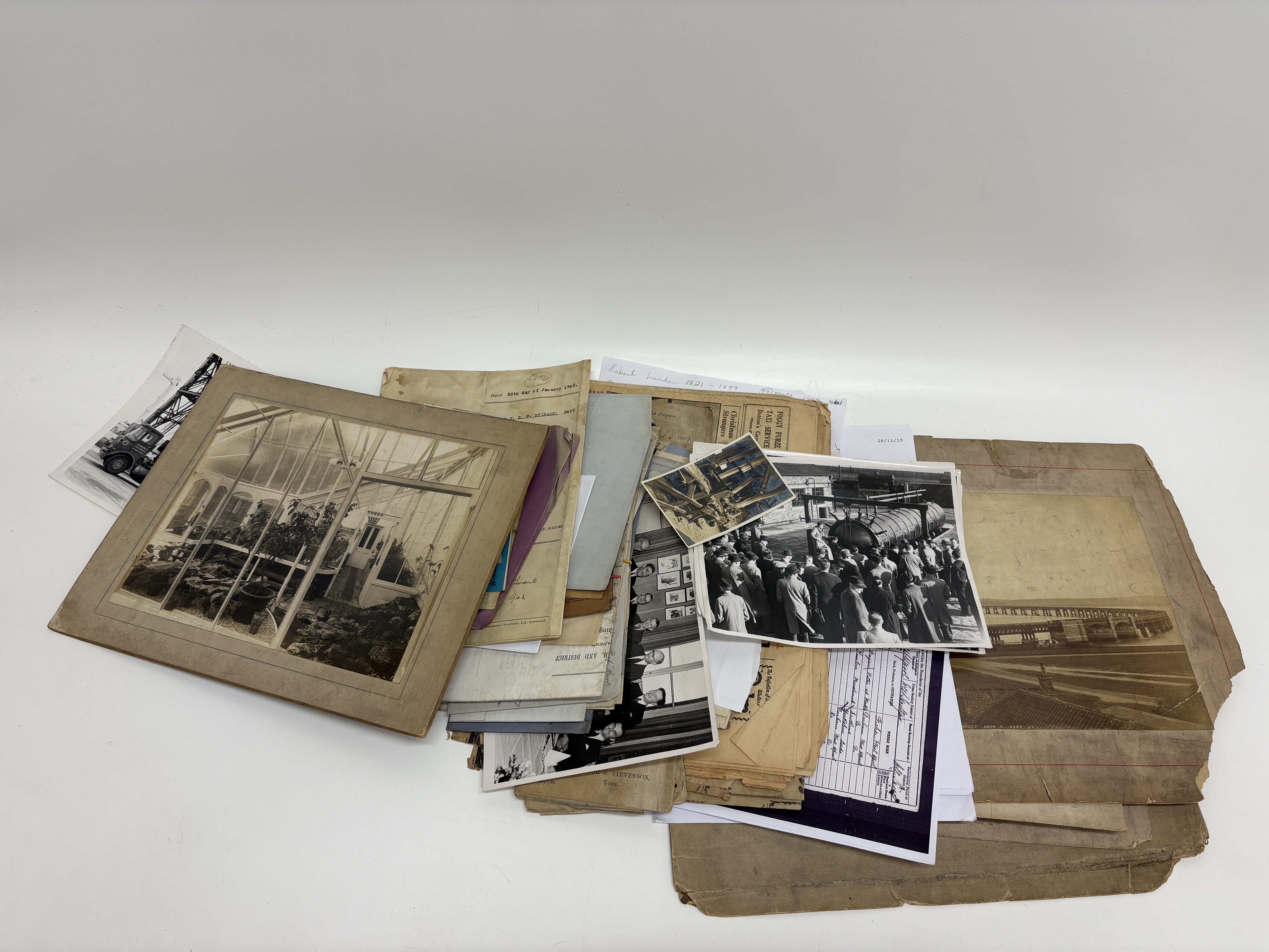 An Archive of Photographic Prints and Ephemera relating to the Lauder Family and Robert Lauder and Co of West Hartlepool