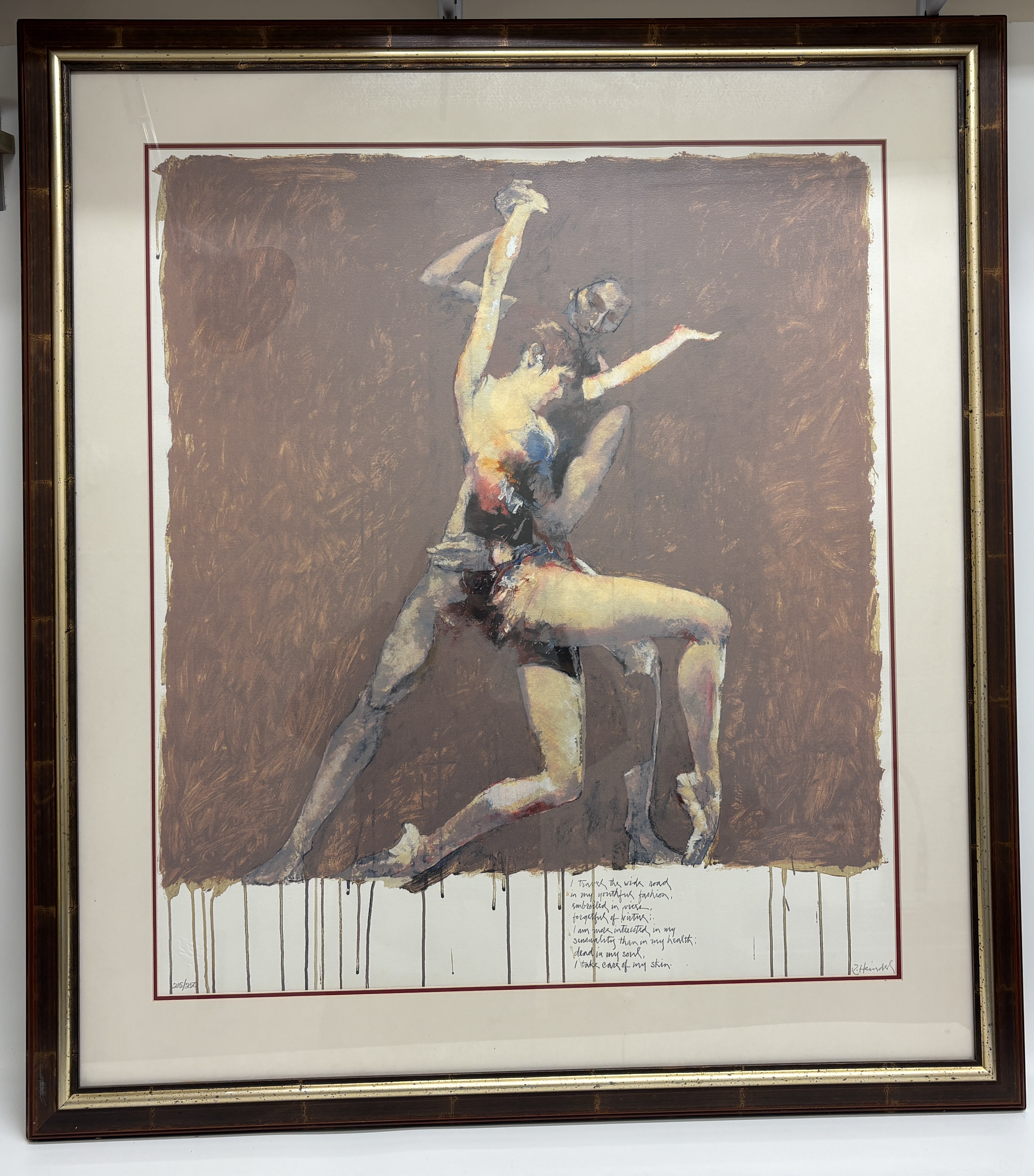 Robert Heindel, Forgetful of Virtue, Limited Edition Signed Serigraph 114x102cm