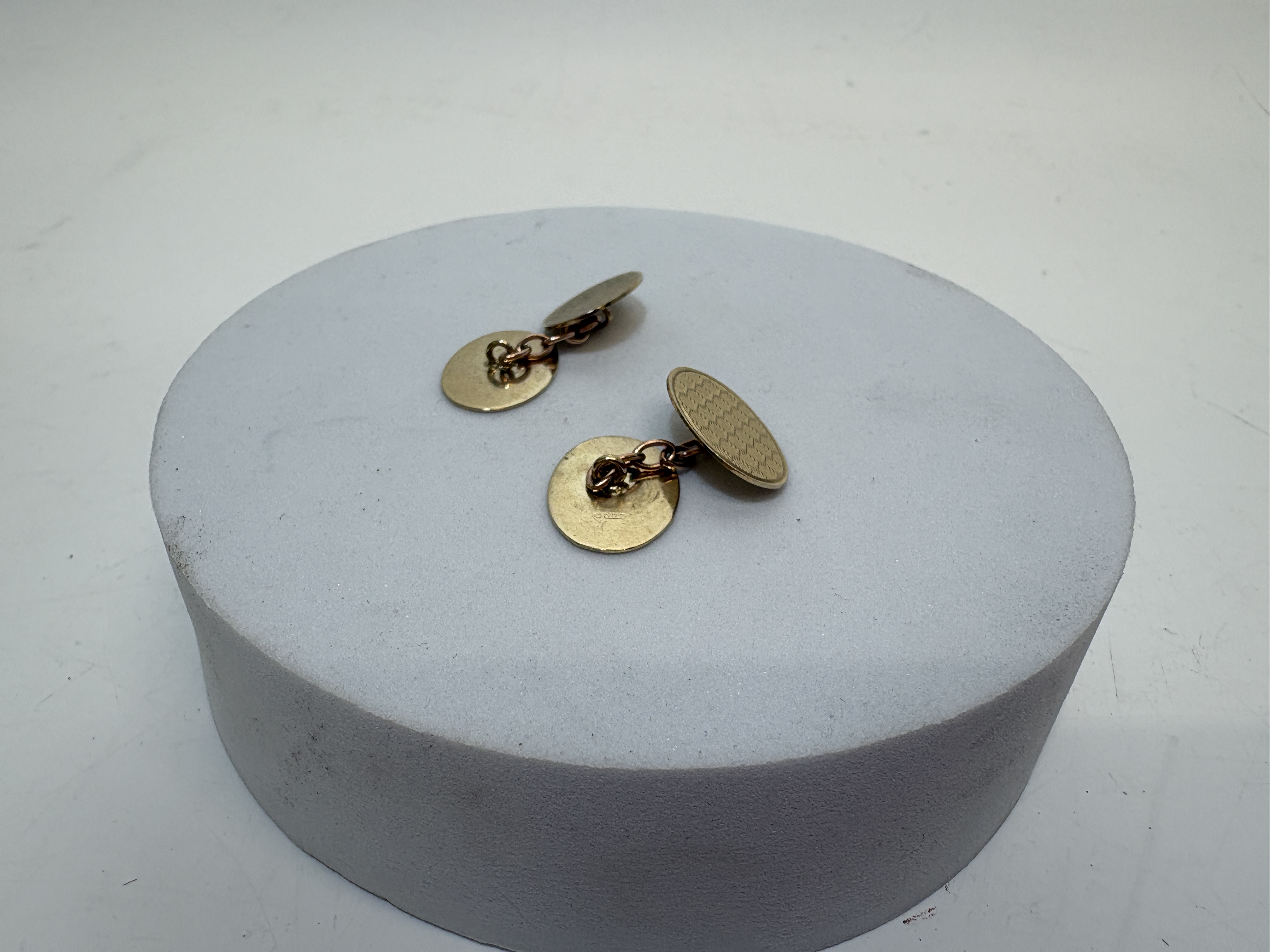 9ct Gold Cufflinks circa 4.38g
