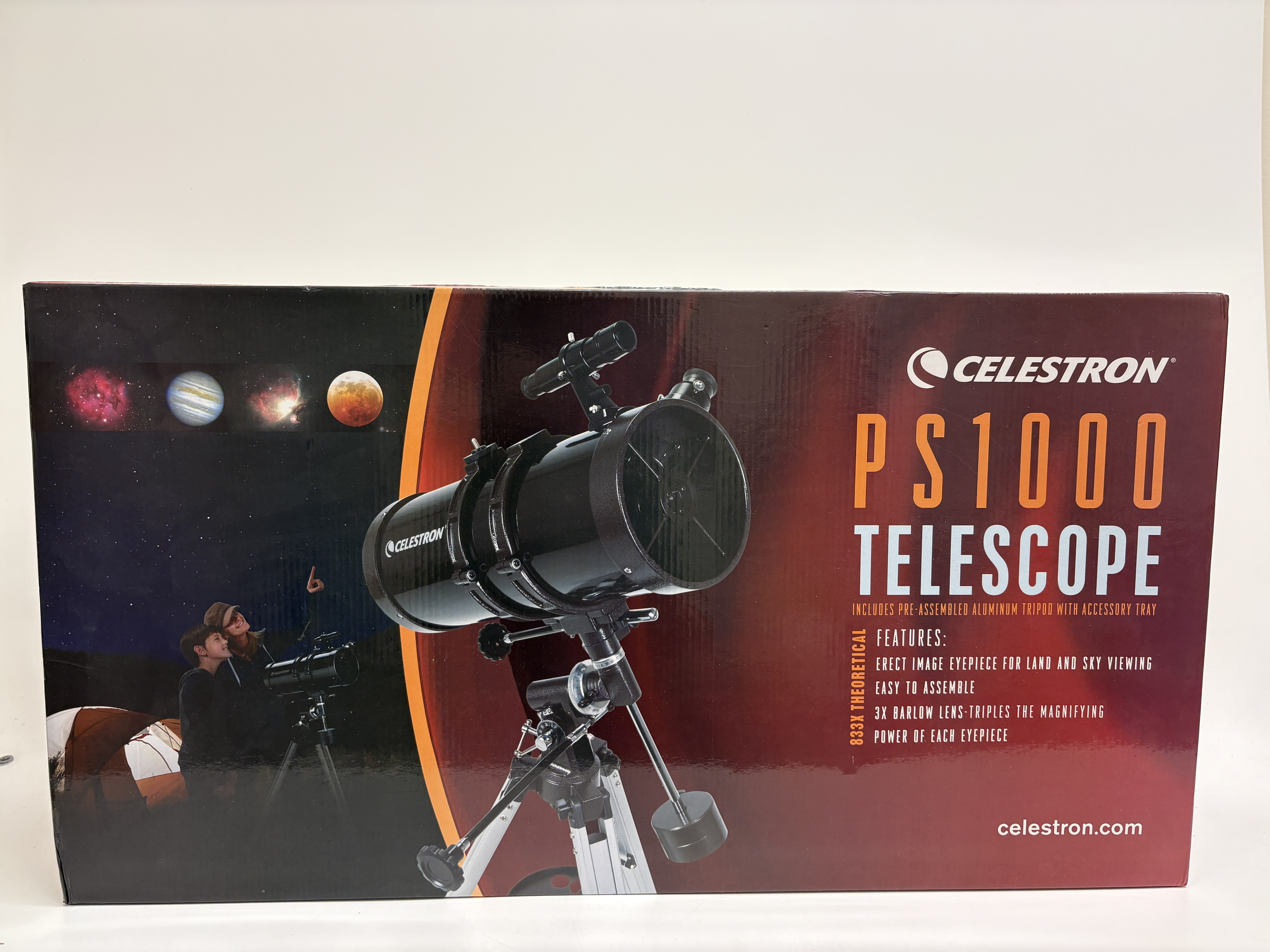 A Celestron PS1000 Reflecting Telescope