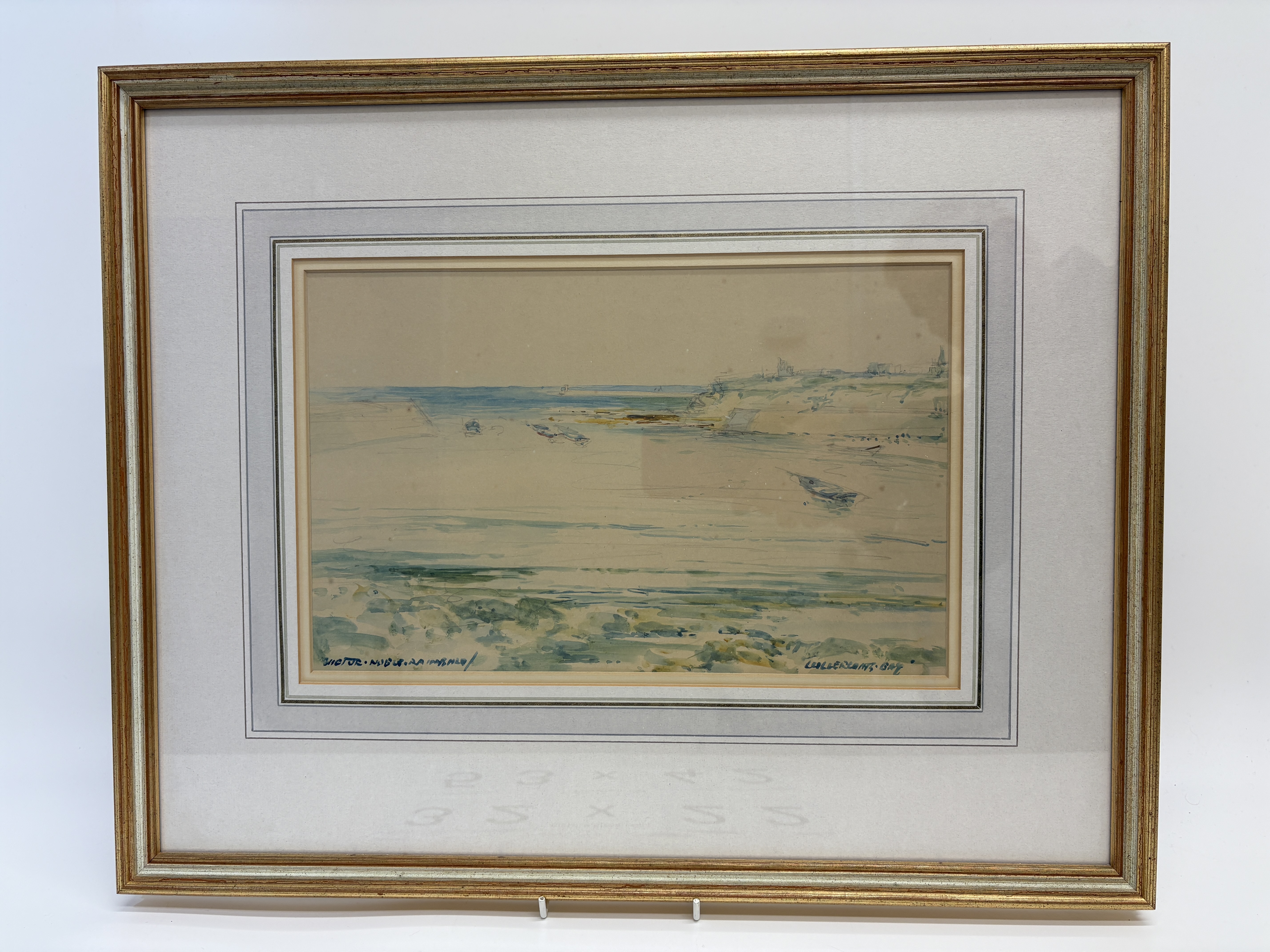 Victor Noble Rainbird, Watercolour Cullercoats Bay