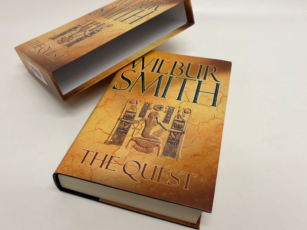 Lot 707: Smith, Wilbur. The Quest. Macmillan, 2007. Limited Edition No. 486/1500 (Signed) (DJ)