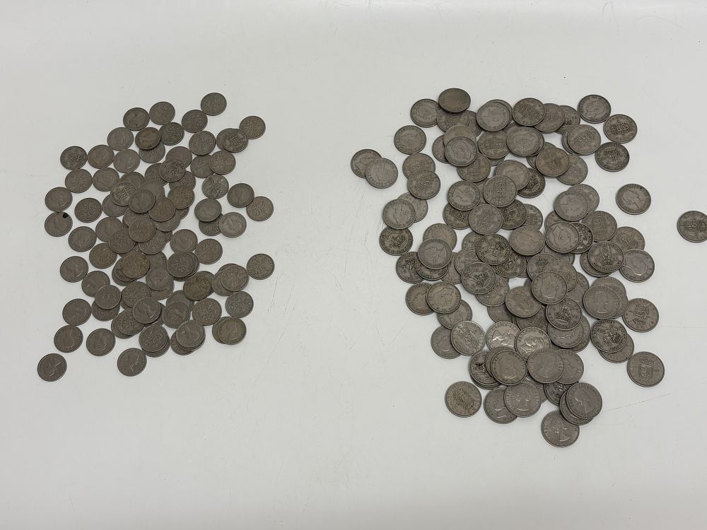 Lot 730: A Collection of UK Pre-Decimal Sixpence and Shilling Coins
