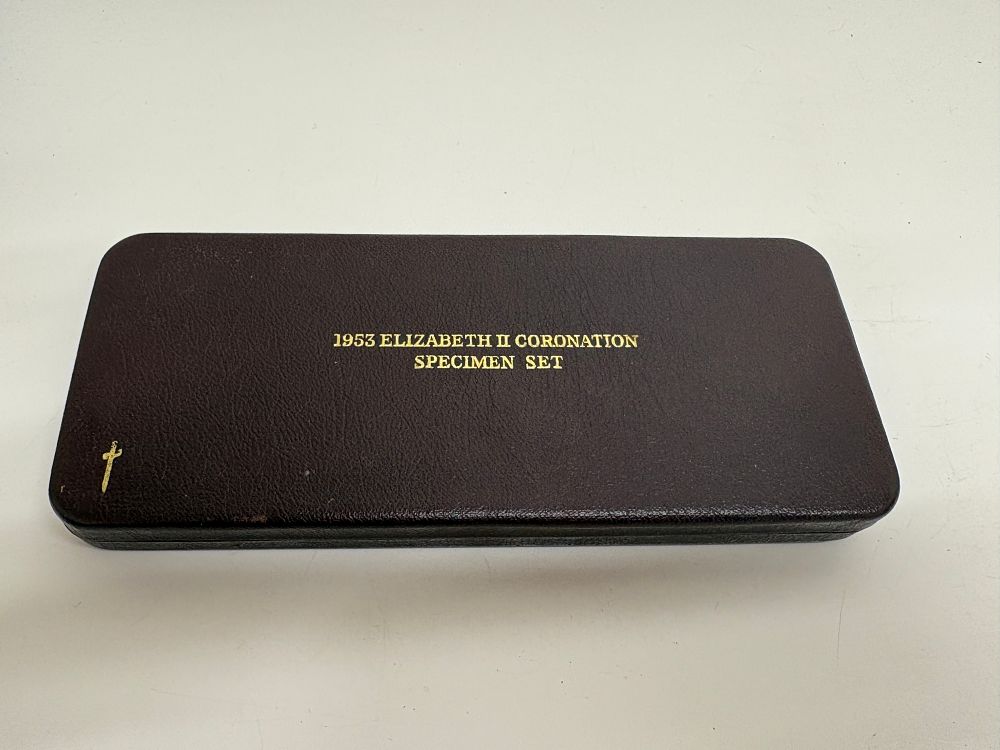 Lot 557: UK 1953 Elizabeth II Coronation Specimen Coin Set