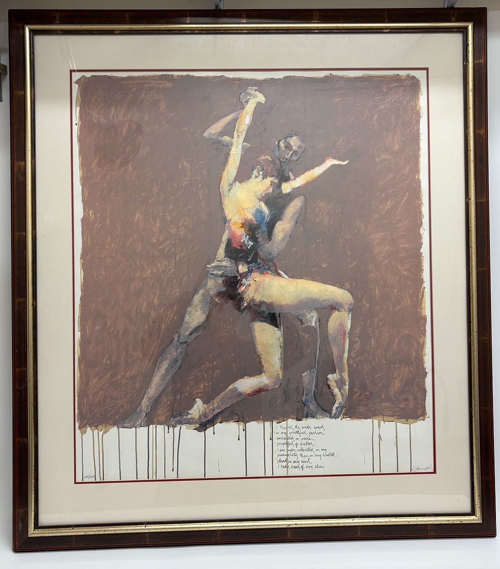 Lot 101: Robert Heindel, Forgetful of Virtue, Limited Edition Signed Serigraph 114x102cm
