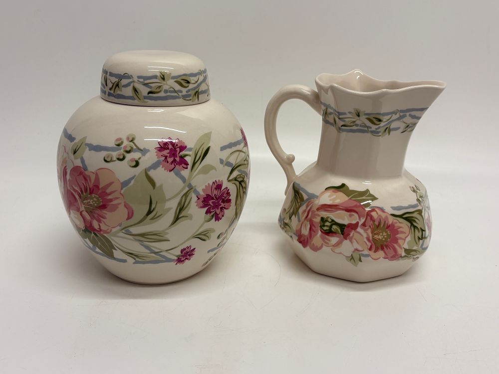 Lot 358: Two Mason's Ironstone Touraine Pattern Ceramics for Liberty London