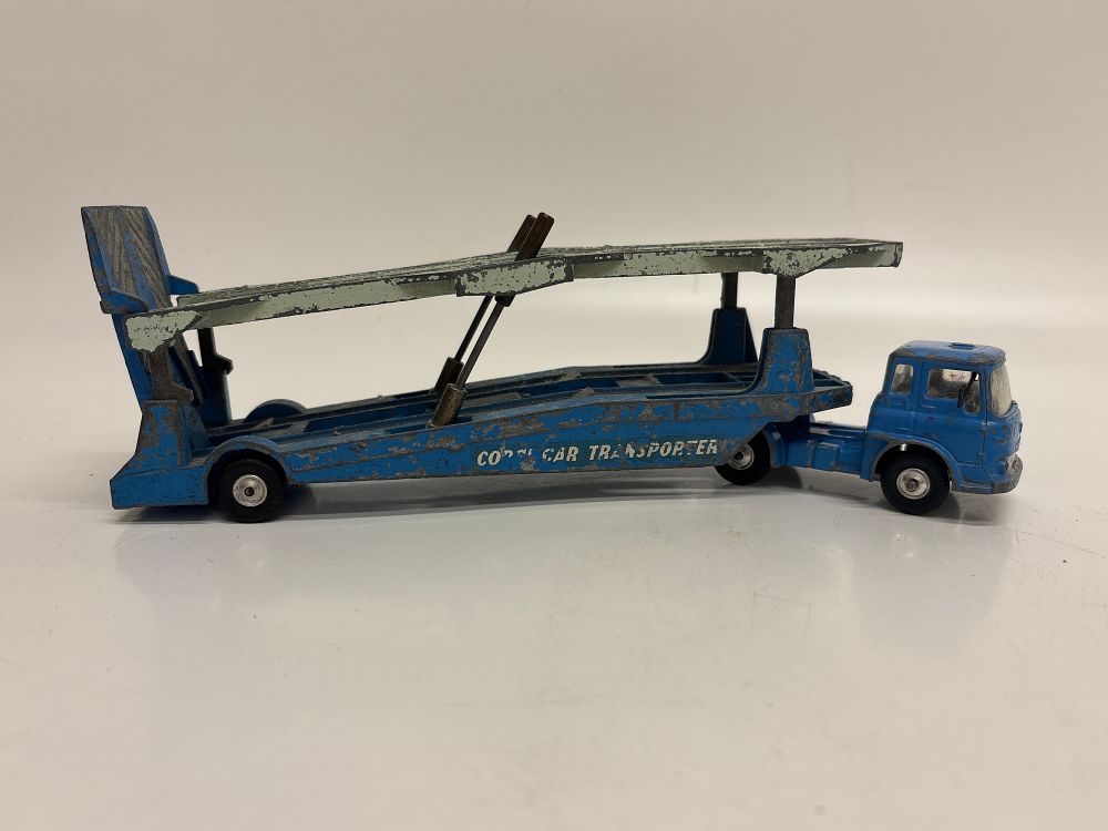 Lot 463: Corgi Major Toys Carrimore Car Transporter and Bedford TK Tractor Unit