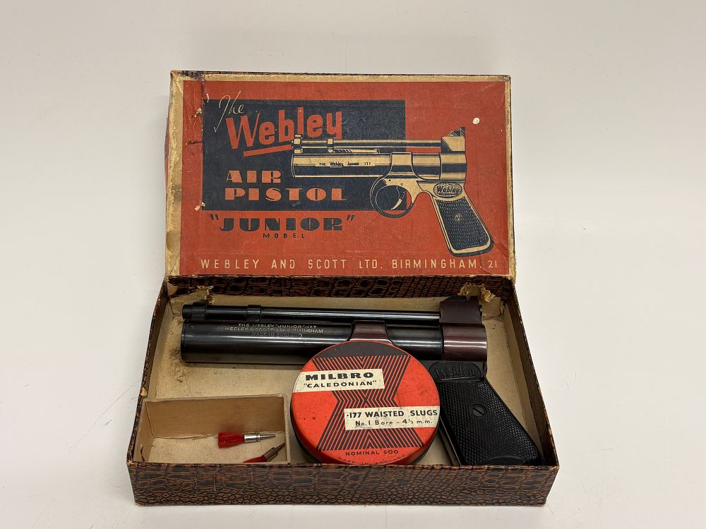 Lot 480: Webley Junior Over Lever Air Pistol .177 Calibre