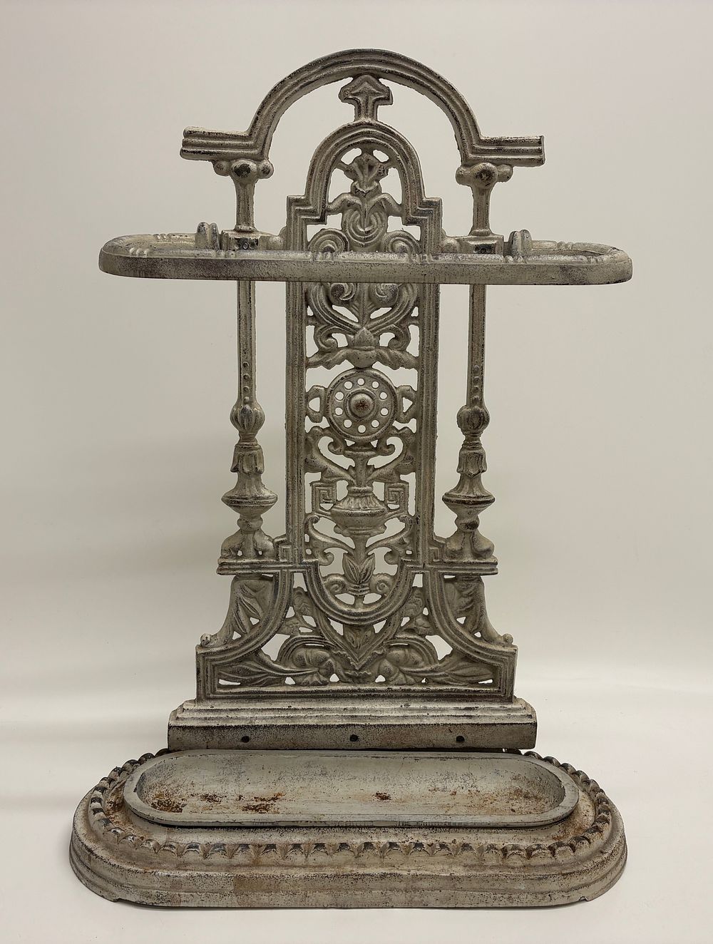 Lot 486: Victorian Style Cast Iron Umbrella and Stick Stand