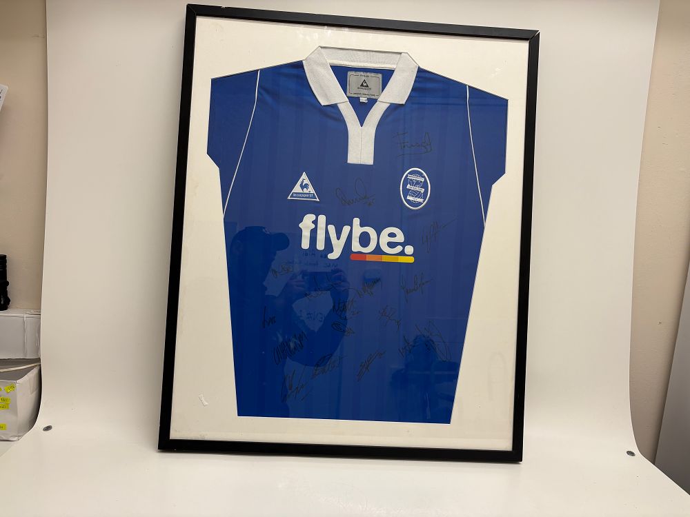 Lot 512: Signed Birmingham City F.C. 2003-2005 Home Football Jersey