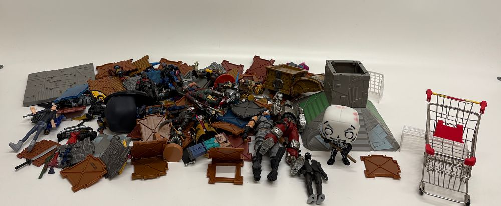 Lot 529: A Collection of Fortnite Action Figures and Playset Accessories