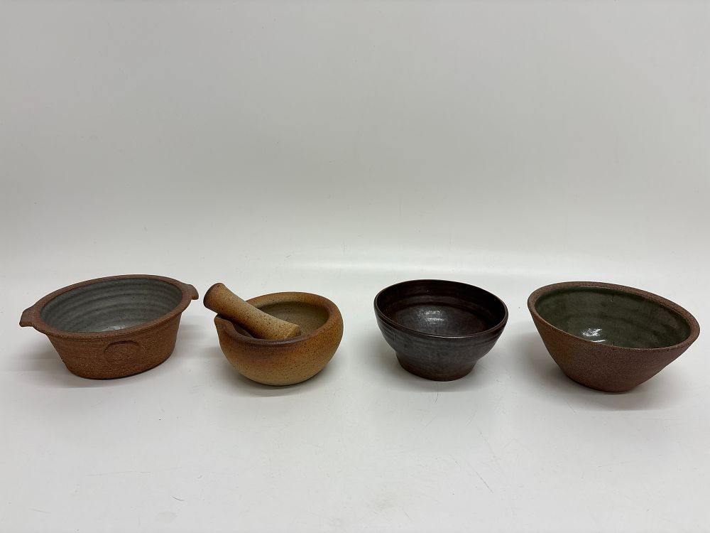 Lot 662: A Collection of British Studio Pottery including John Leach Muchelney Pottery