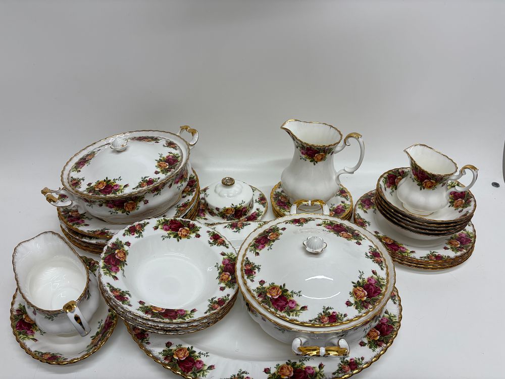 Lot 229: A Collection of Royal Albert Old Country Roses Pattern Tableware