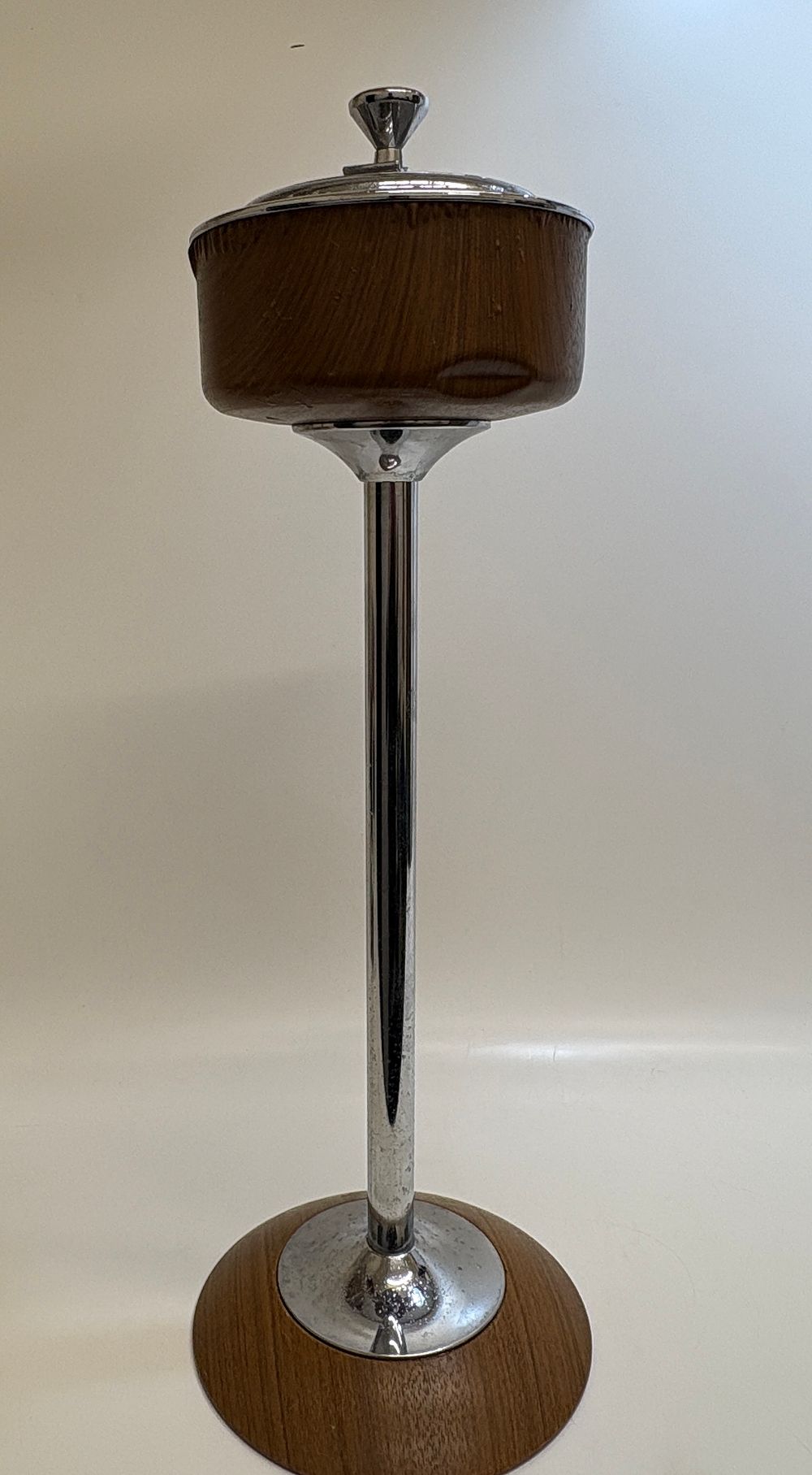 Lot 629: Mid Century Modern Floor Standing Smokeless Ashtray