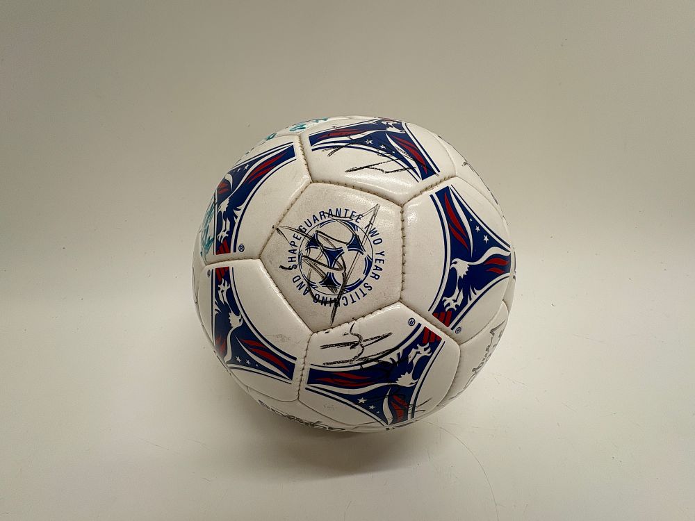 Lot 694: Multi-Signed 1994 FIFA World Cup USA Commemorative Soccer Ball