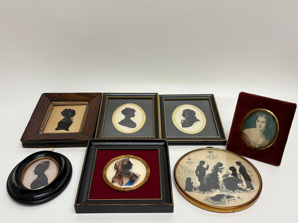 Lot 729: Enid Elliott Linder 'A Collection of Portrait Silhouettes' (Signed)