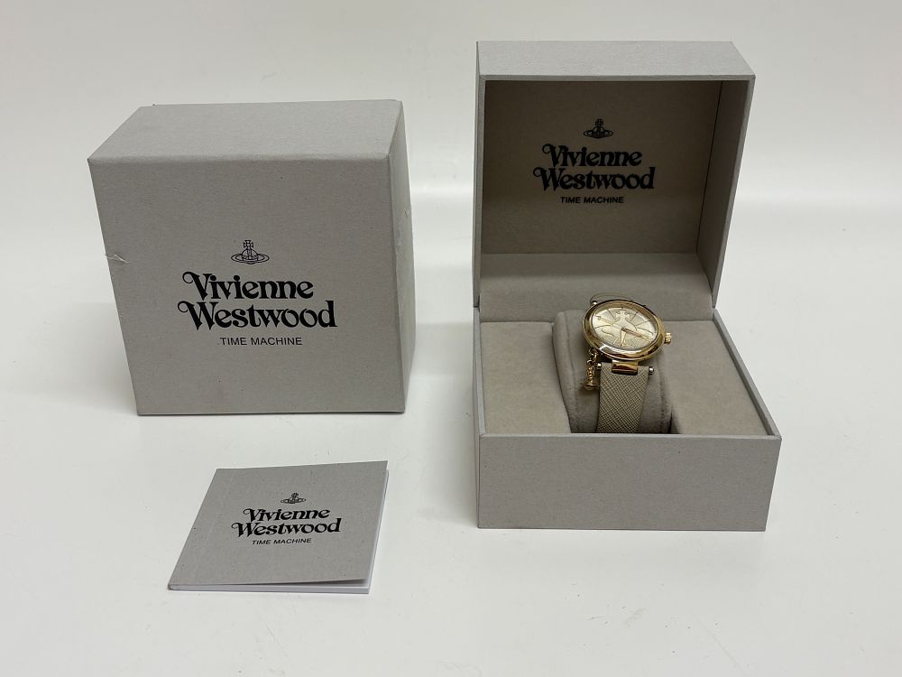 Lot 38: Vivienne Westwood Time Machine Quartz Wristwatch with Original Packaging