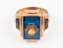 10K Gold 1955 Conshohocken HS Ring. 10K gold 1955 Conshohocken High School ring. Inside of ring Image - 4