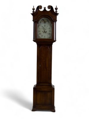 Late 18th, Early 19th C. Grandfather Clock. Grandfather clock from late 18th/early 19th century. 