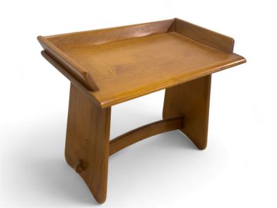 Mid Century Rustic Bench. A mid century minimalist / rustic small bench measuring approx. 20? 