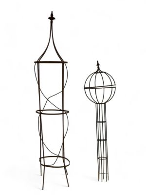 Two Large Plant Posts / Decorative Stands. Two large posts for plant growth to be placed in 
