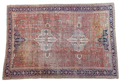 Persian Serapi Rug. Persian Serapi rug. Measures approx. 11' 8" W x 17'.5" L. Condition: Absence 