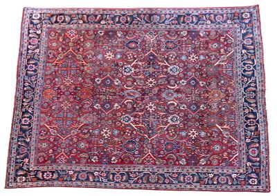Persian Mahal Rug. Persian Mahal rug. Measures approx. 9' 4" W x 12' L Condition: Absence of a 