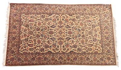 Persian Kashan Rug. Persian Kashak rug. Measures approx. 7' L x 4' x 3" W. Condition: Absence of 