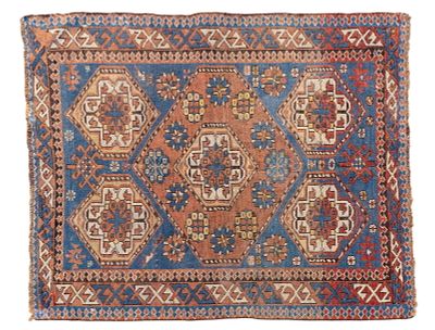 Antique Caucasian Rug. Antique Caucasian rug. Measures approx. 3' 4" L x 2' 10" W. Condition: 