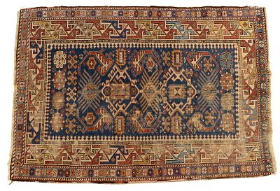 Antique Caucasian Rug. Antique Caucasian rug. Measures approx. 5' 7" L x 3' 10" W. Condition: 