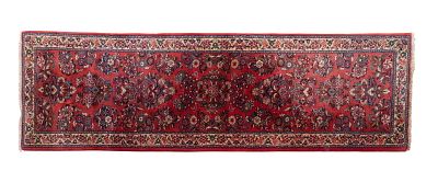 Persian Runner. Persian runner. Measures approx. 9' 6" L x 2' 9" W. Condition: Absence of a 