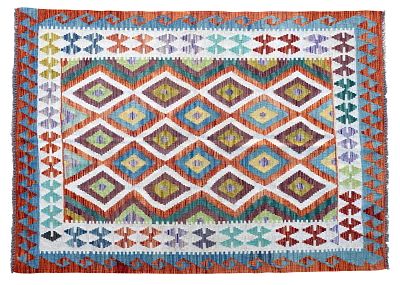 Oriental Kilim Rug. Oriental Kilim rug. Measures approx. 5' 10' L x 4' 2" W. Condition: Absence 
