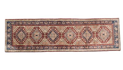 Pakistan Kazak Rug. Pakistan Kazak rug. Measures approx. 9' L x 2' 9" W. Condition: Absence of a 