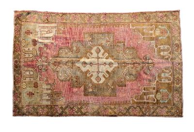 Oushak Rug. Oushak rug. Measures approx. 4' 5" W x 7' 1" L. Condition: Absence of a condition 