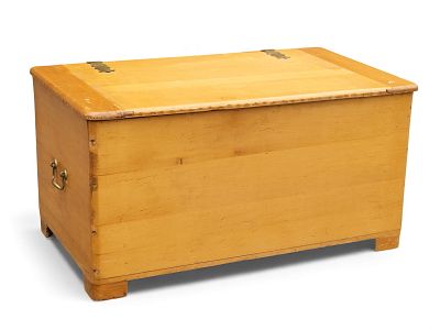 Softwood Storage Chest. Softwood storage chest measuring approx. 16" H x 30" W x 18" D. 