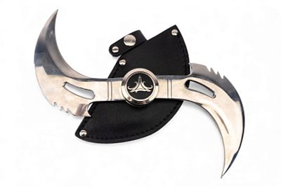 Factory X "Blade's Glaives". Factory X official Marvel-licensed Blade II (c. 2000) stainless 