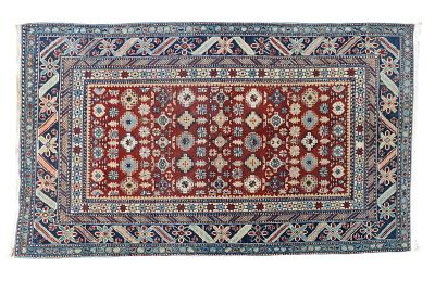 Antique Shirvan Rug. Antique semi antique Shirvan rug measuring approx. 6'6" x 3'10". Condition: 