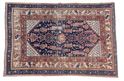 Antique Hamadan Rug. Antique Hamadan rug measuring approx. 6'10" x 4'8". Condition: Rugs may be 
