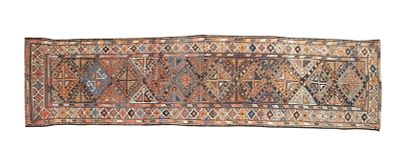 Antique Caucasian Area Rug. Antique Caucasian area rug measuring approx. 3'8" x 13'6". 